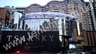 ЖК TSARSKY , каркасно-тентовое накрытие летней террасы 35х6 м , г.Киев