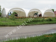 Тентовая конструкция 10x30 м, г. Ужгород