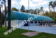 Каркасно тентовая конструкция для накрытия мини-футбола, 22х43м