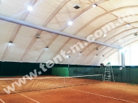 Утепленное накрытие теннисных кортов, клуб 5 элемент, 37х37м, г.Киев