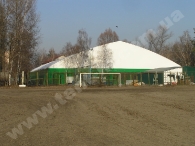 Двухслойное накрытие кортов 74х36м