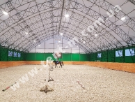 Каркасно-тентовое накрытие конного манежа, 26х42м, г. Киев_1