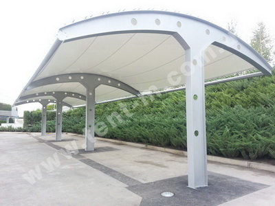 накрытие автостоянки 8х56м
